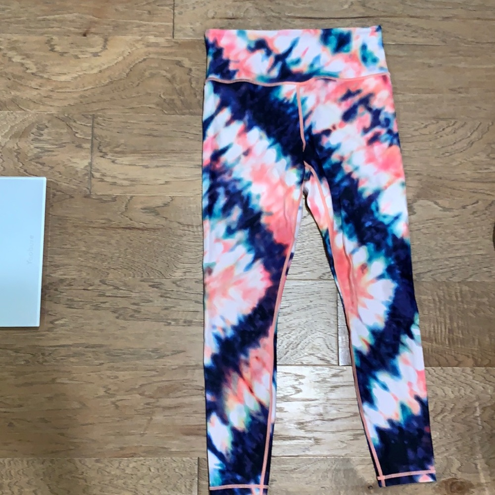 Athleta medium tall tie dye leggings